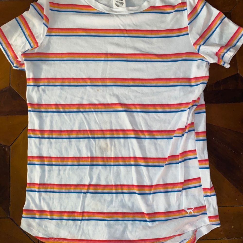 PINK striped tee